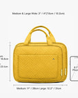 Bonchemin Yellow The Space Saver Toiletry Bag - Stellarmarketstore