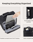 Stellarmarketstore 16" Personal Item Carry on Luggage