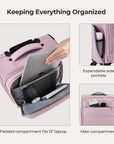 Stellarmarketstore 16" Personal Item Carry on Luggage