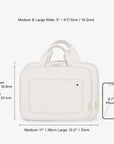 Bonchemin Beige The Space Saver Toiletry Bag - Stellarmarketstore