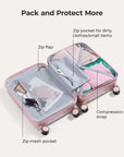Odyssey 20 Inch Airline Approved Hardside Spinner Suitcase - Stellarmarketstore