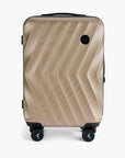 Globetrotter 20" Hardside Rolling Carry-on Stylish Suitcase - Stellarmarketstore