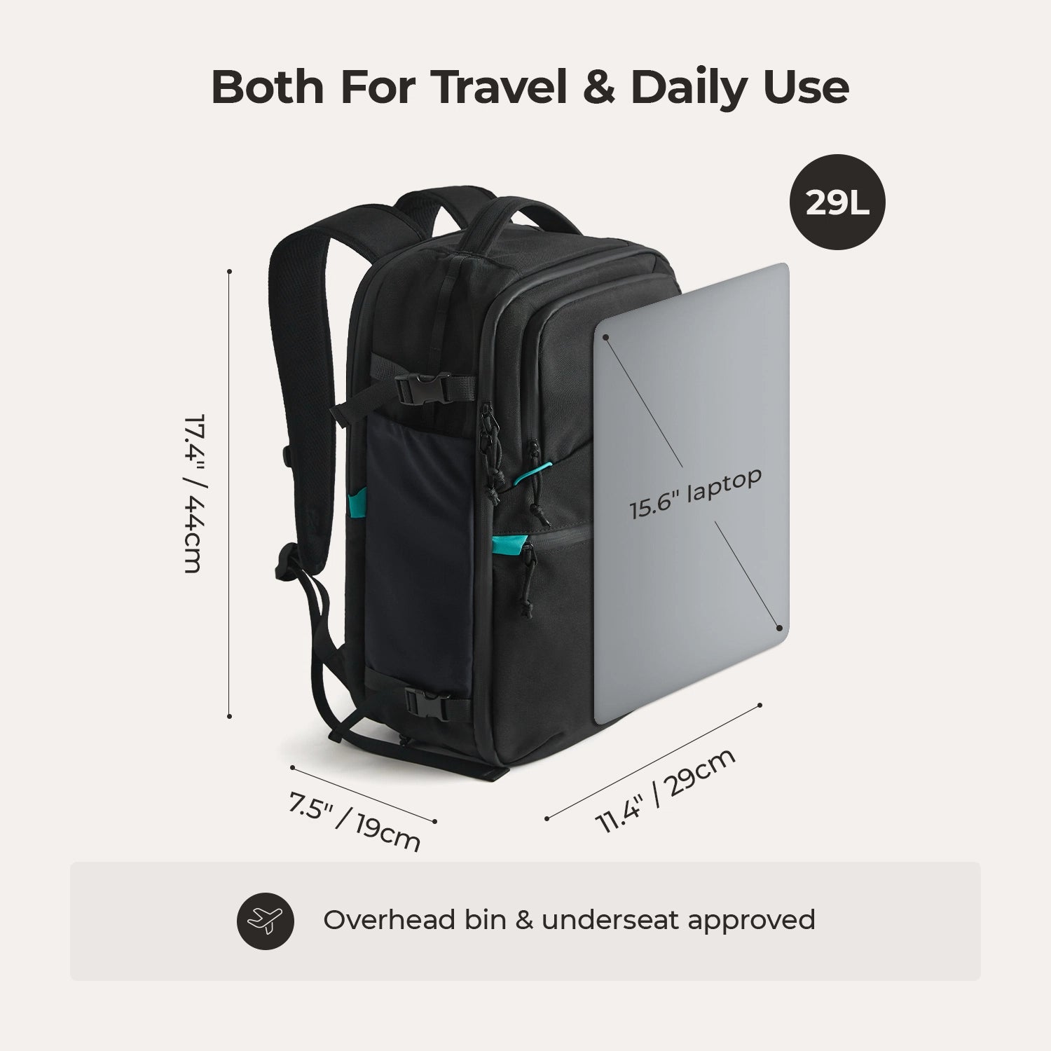 Faro 29L Travel Backpack Set