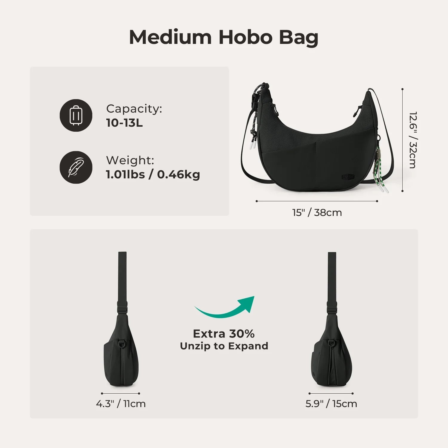 REIKI Hobo Bag