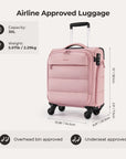 Stellarmarketstore 16" Personal Item Carry on Luggage