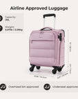 Stellarmarketstore 16" Personal Item Carry on Luggage