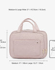 Bonchemin Pink The Space Saver Toiletry Bag - Stellarmarketstore