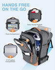 Falco 40L Expandable Airline Approved Carry On Travel Backpack - Stellarmarketstore
