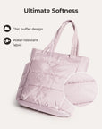 21L_Tote_with_Water_Resistant_Fabric_lightweight_puffer_Pink