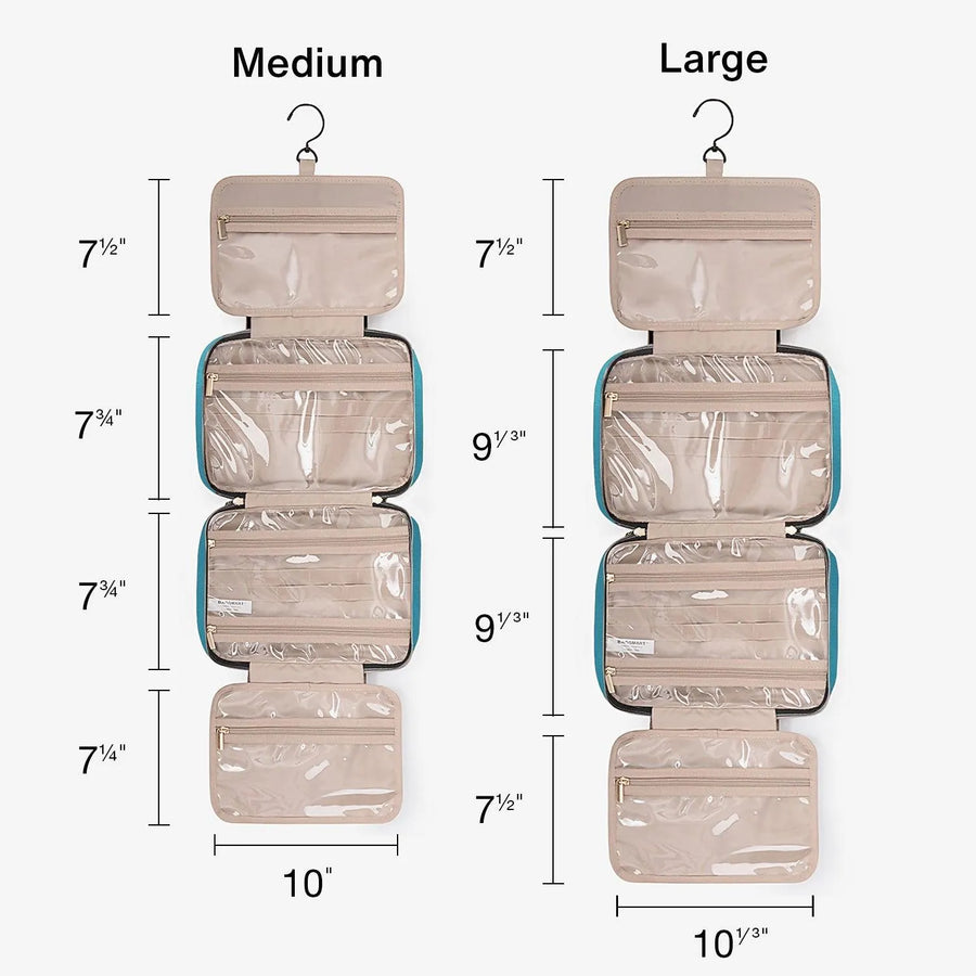 Bonchemin Teal The Space Saver Toiletry Bag - Stellarmarketstore