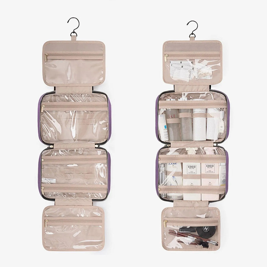 Bonchemin Purple The Space Saver Toiletry Bag - Stellarmarketstore