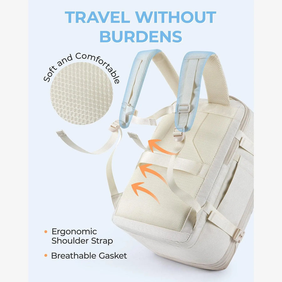 Falco 40L Expandable Airline Approved Carry On Travel Backpack - Stellarmarketstore