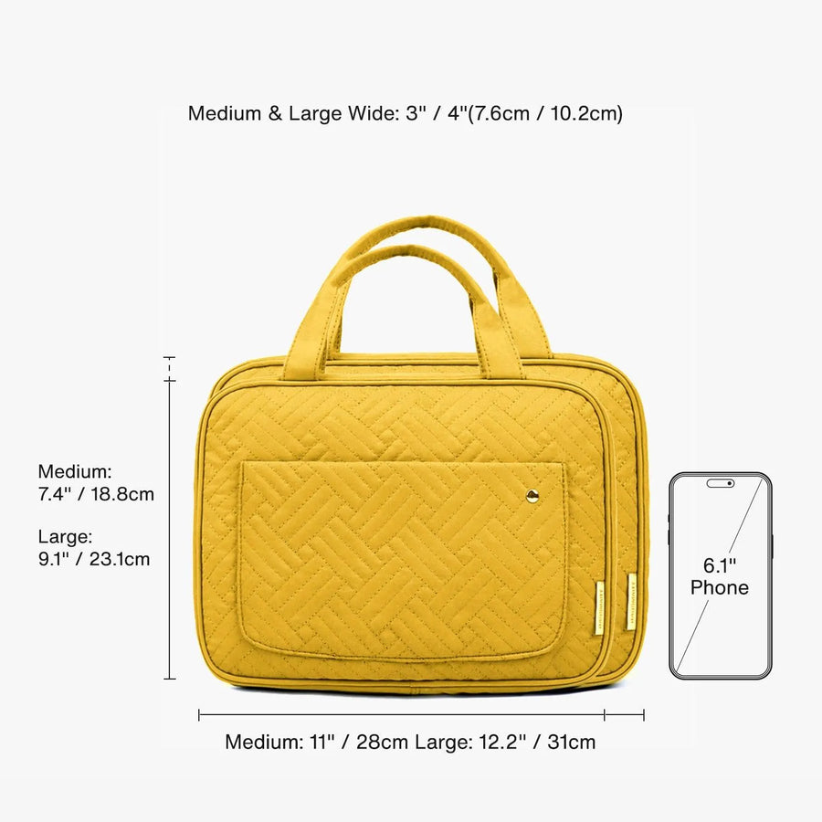 Bonchemin Yellow The Space Saver Toiletry Bag - Stellarmarketstore