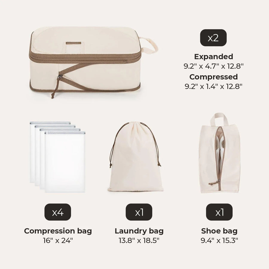 8 PCS Compression Packing Cubes - Stellarmarketstore