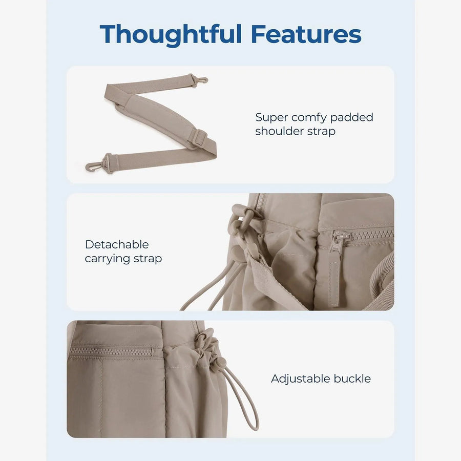 Puffy Water-Resistant Gym & Travel Duffle Bag - Stellarmarketstore