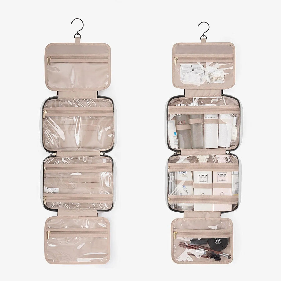 Bonchemin Beige The Space Saver Toiletry Bag - Stellarmarketstore