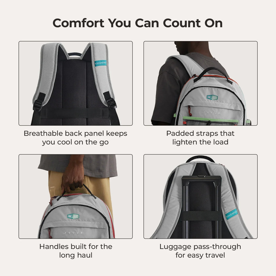 Focus 15.6" Laptop Backpack