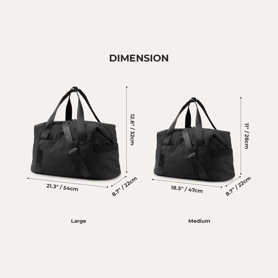 Zoraesque Duffel Black - Stellarmarketstore