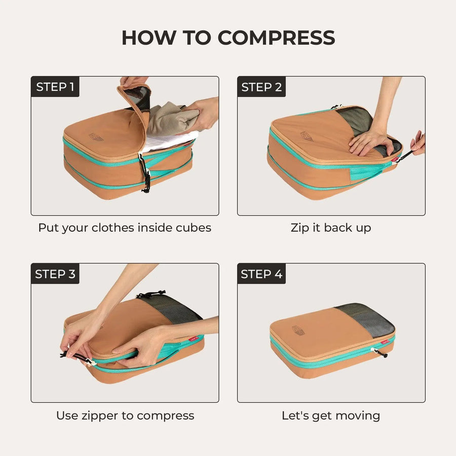 Blast 6PCS Compression Travel Packing Cubes - Stellarmarketstore