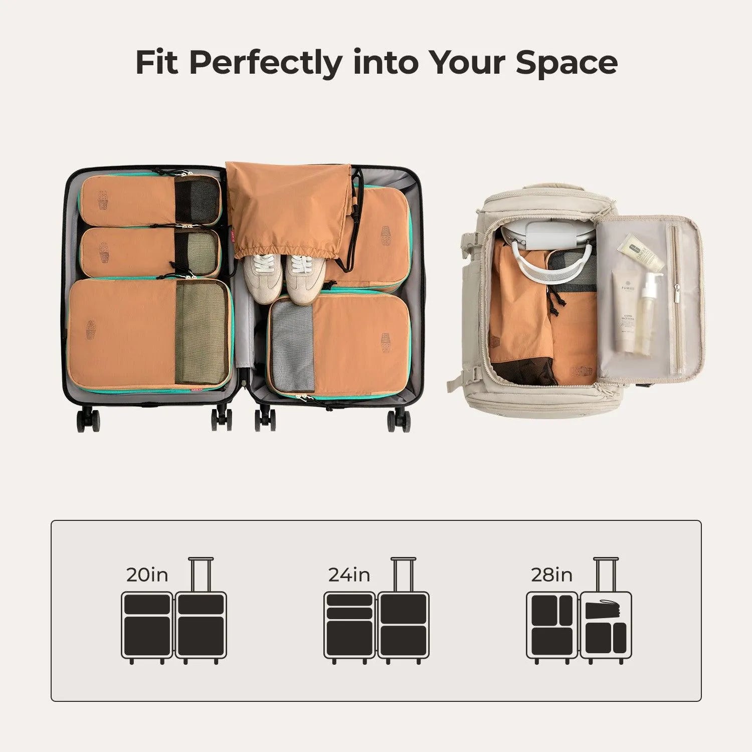Blast 6PCS Compression Travel Packing Cubes - Stellarmarketstore