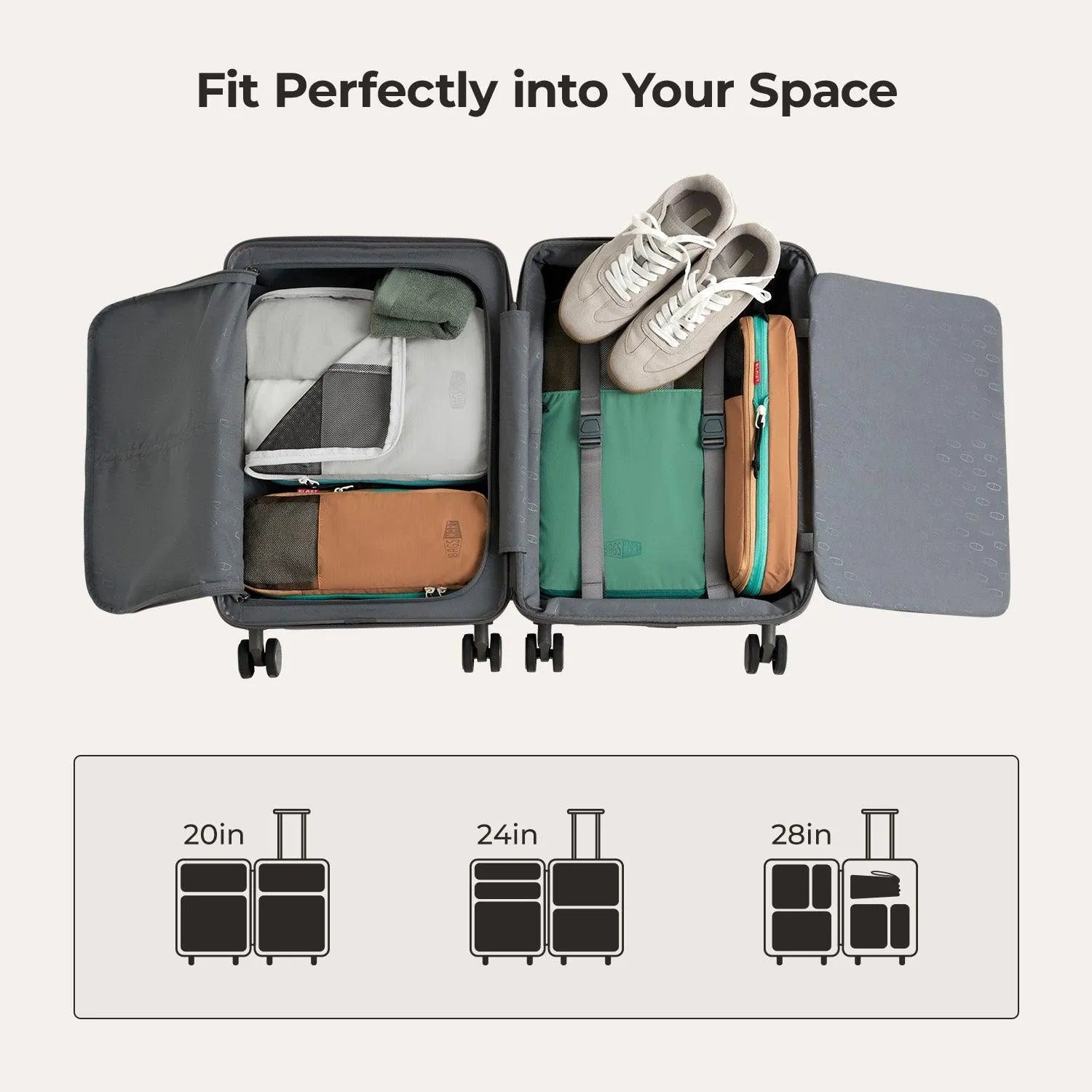 Blast 6PCS Compression Travel Packing Cubes - Stellarmarketstore