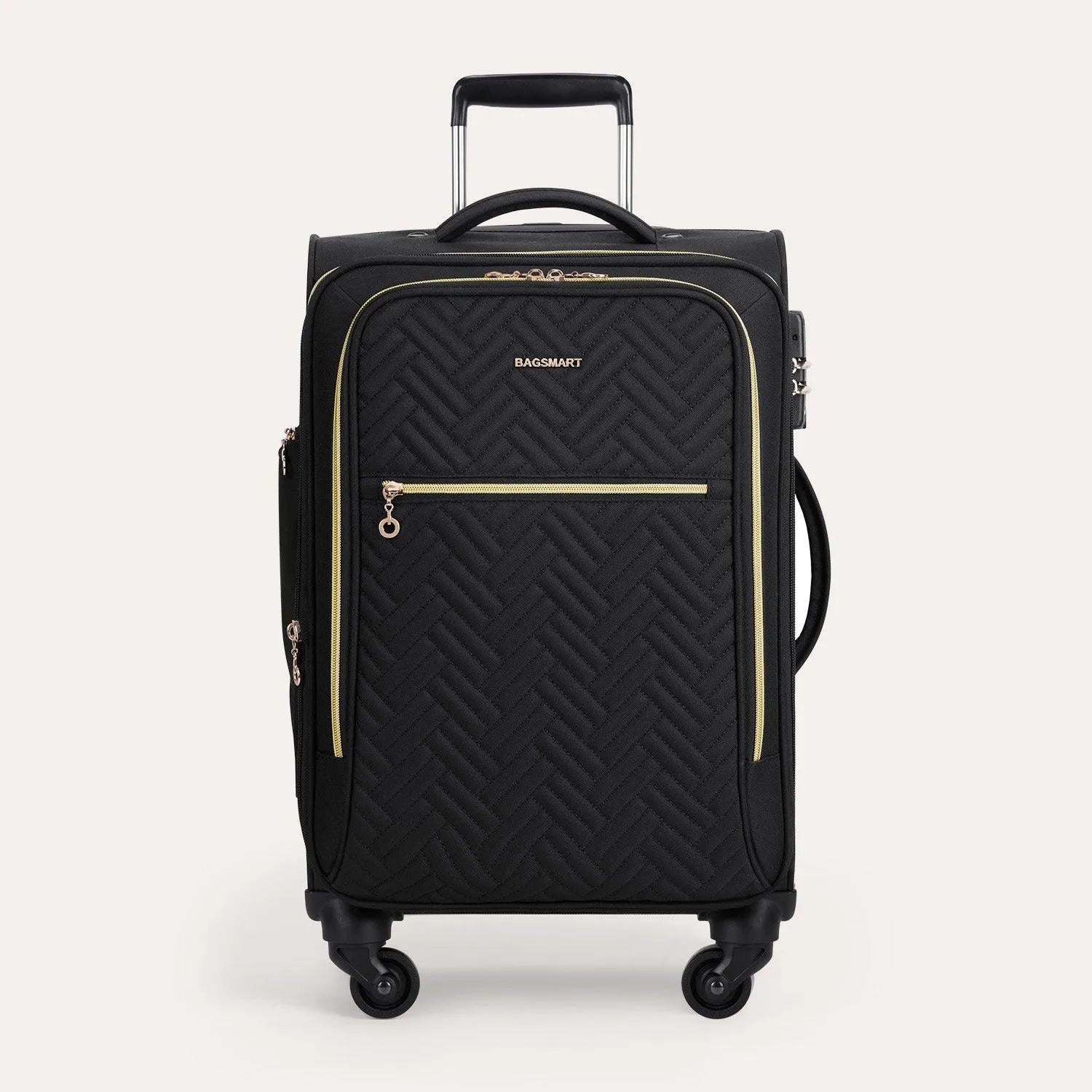 20 Inch Bonchemin Quilted Business & Travel Suitcase - Stellarmarketstore