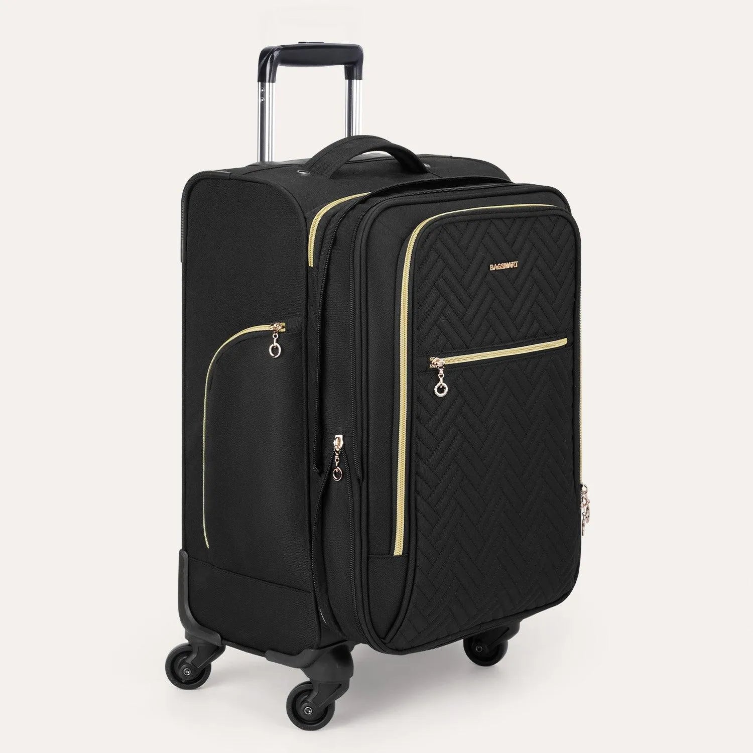 20 Inch Bonchemin Quilted Business & Travel Suitcase - Stellarmarketstore
