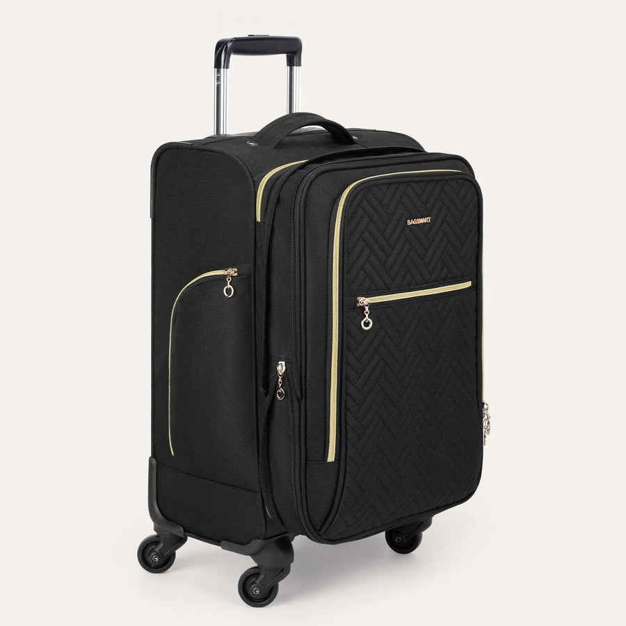 20 Inch Bonchemin Quilted Business & Travel Suitcase - Stellarmarketstore