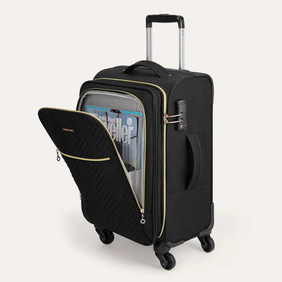 20 Inch Bonchemin Quilted Business & Travel Suitcase - Stellarmarketstore