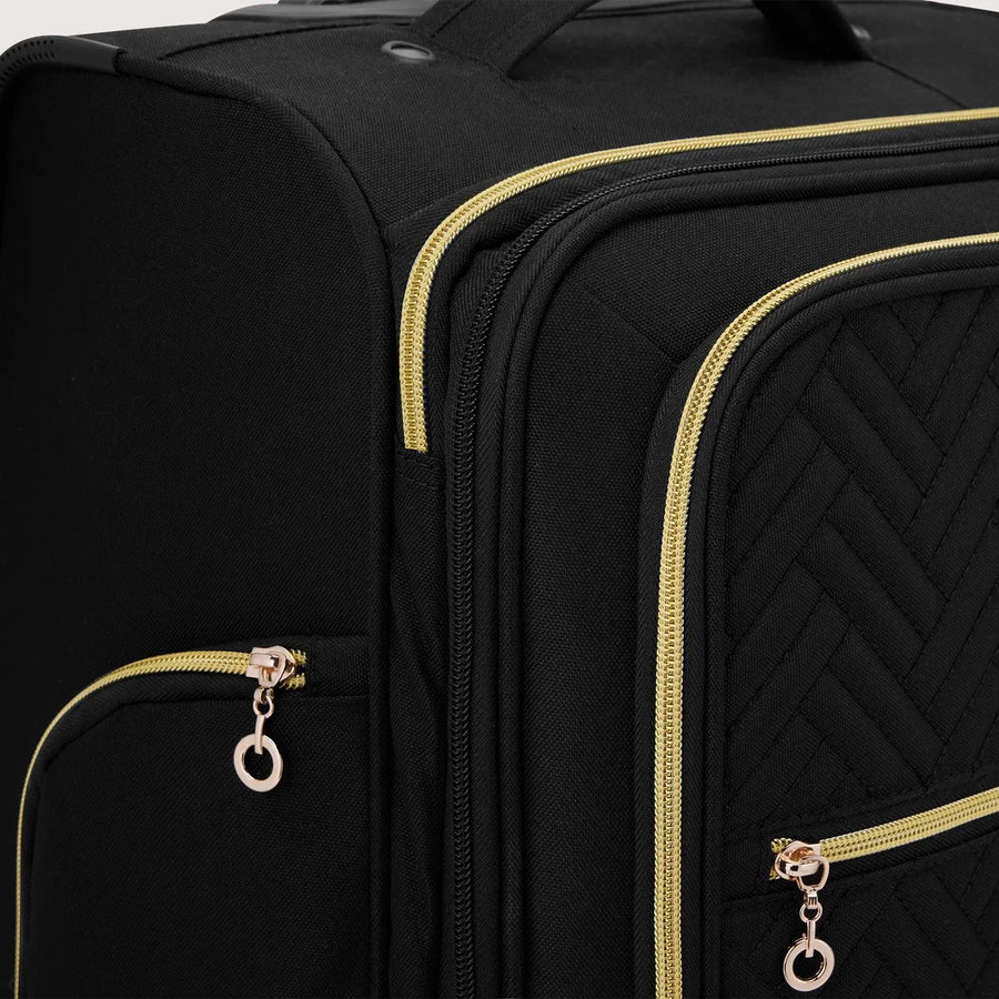 20 Inch Bonchemin Quilted Business & Travel Suitcase - Stellarmarketstore