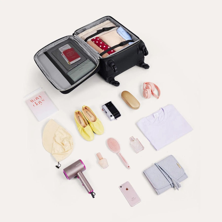 20 Inch Bonchemin Quilted Business & Travel Suitcase - Stellarmarketstore