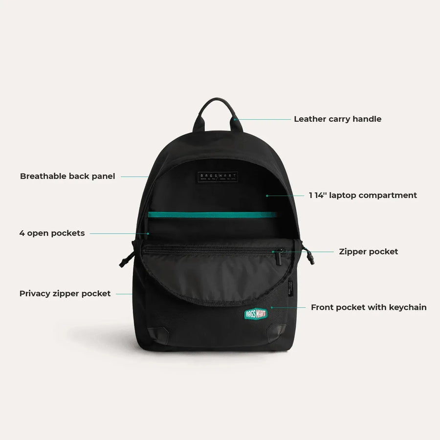 Cordura® Campus Backpack with Laptop Sleeve - Stellarmarketstore