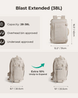 Blast-Quick Access 28L-38L Carry On Travel Backpack - Stellarmarketstore