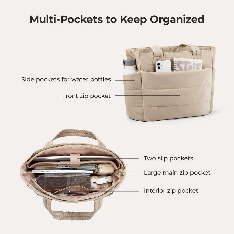 The Bubble 20L Puffy 15.6" Laptop Work Tote - Stellarmarketstore