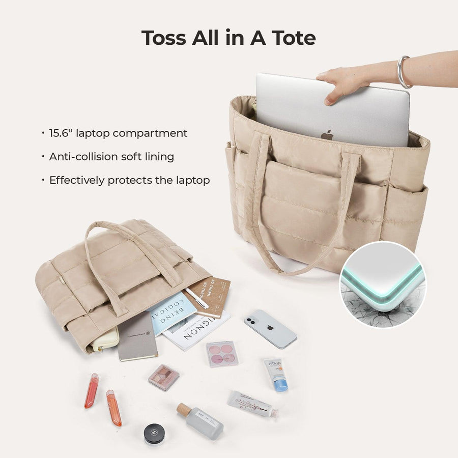 The Bubble 20L Puffy 15.6" Laptop Work Tote - Stellarmarketstore