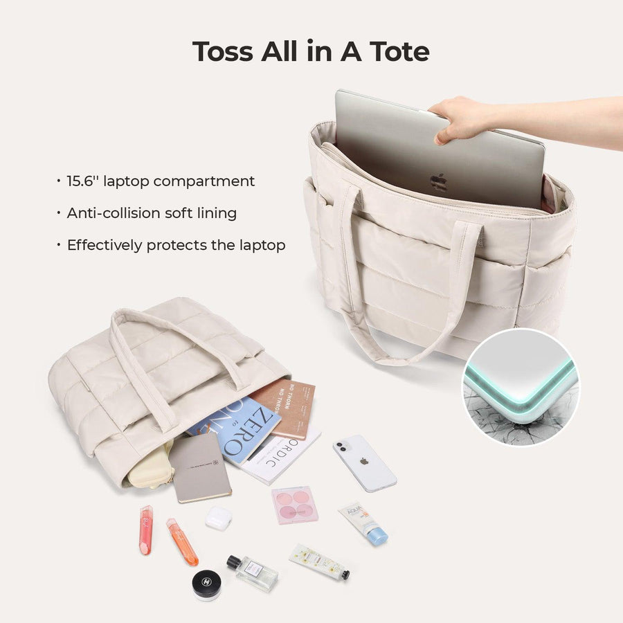 The Bubble 20L Puffy 15.6" Laptop Work Tote - Stellarmarketstore