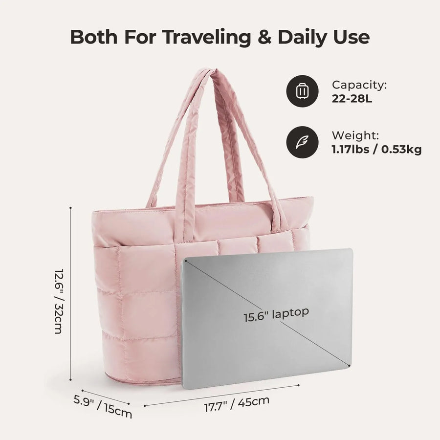 Bubble 22L-28L Expandable Puffer Travel Tote Bag - Stellarmarketstore