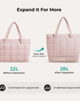 Bubble 22L-28L Expandable Puffer Travel Tote Bag - Stellarmarketstore