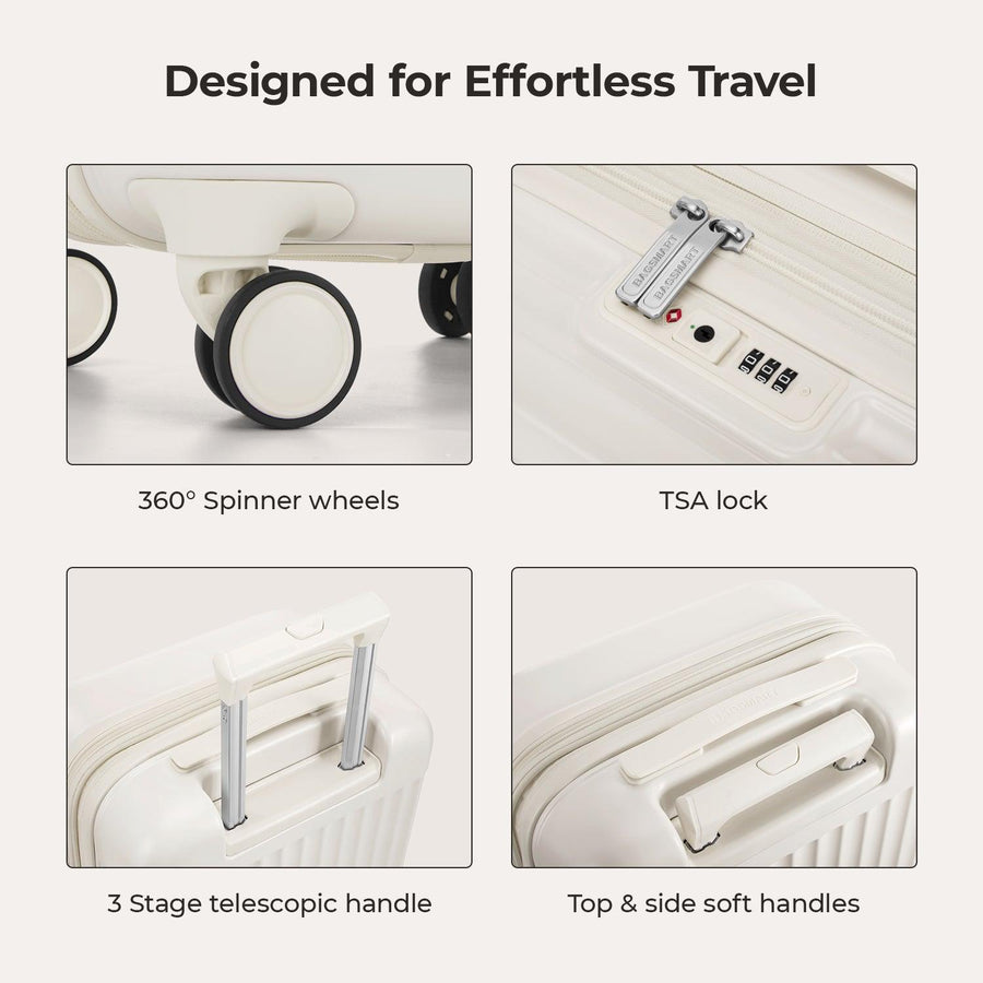 Roamer Expandable 20" Carry On Luggage - Stellarmarketstore