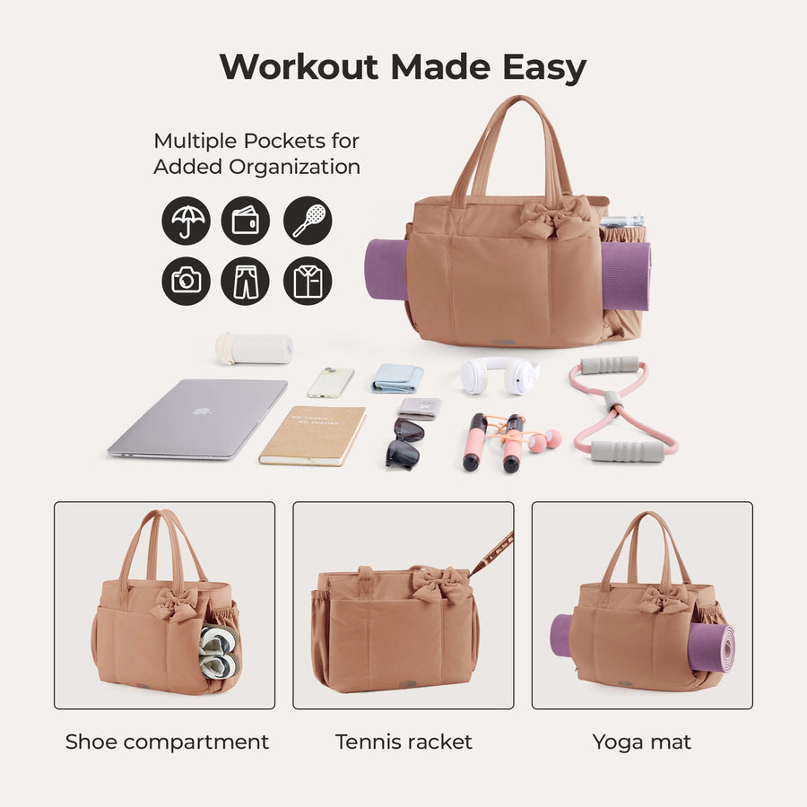 Crush_26L_Tote_Workout_Made_Easy_with_multiple_pockets_and_shoe_compartment_Brown