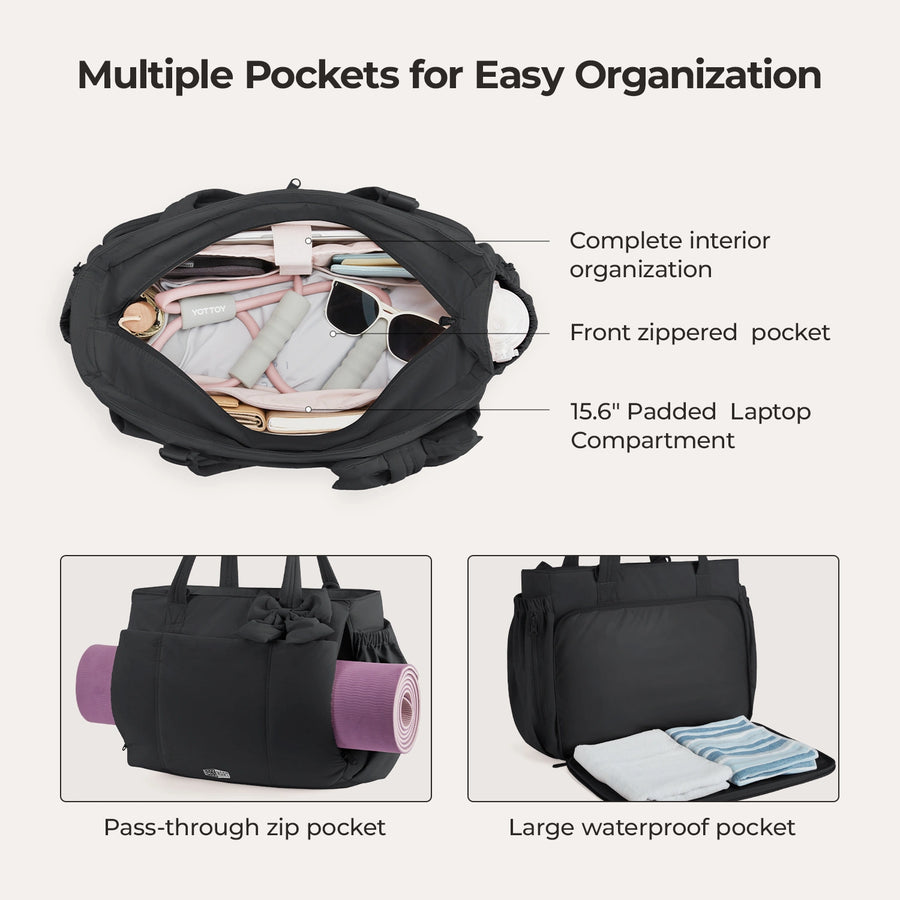 Crush_26L_Tote_with_multiple_pockets_for_easy_organization_Black