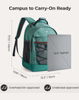 Focus 15.6" Laptop Backpack