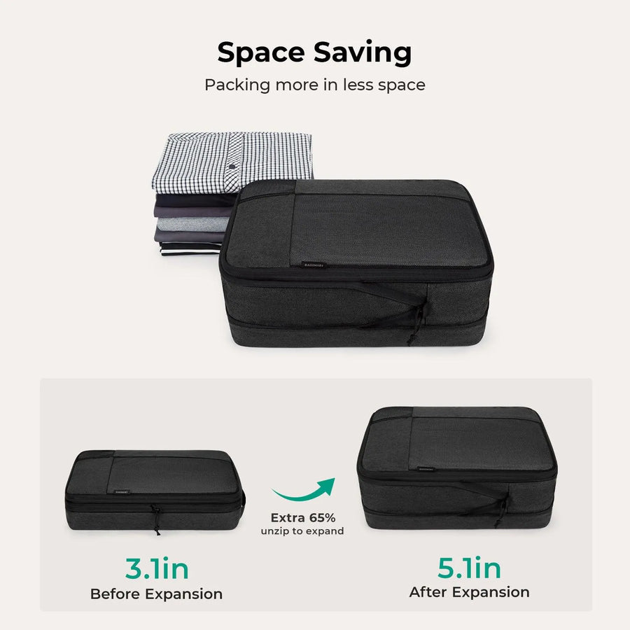 6PCS Compression Travel Packing Cubes for Suitcases - Stellarmarketstore