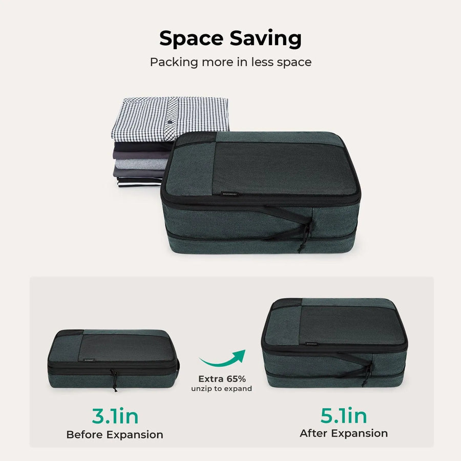 6PCS Compression Travel Packing Cubes for Suitcases - Stellarmarketstore