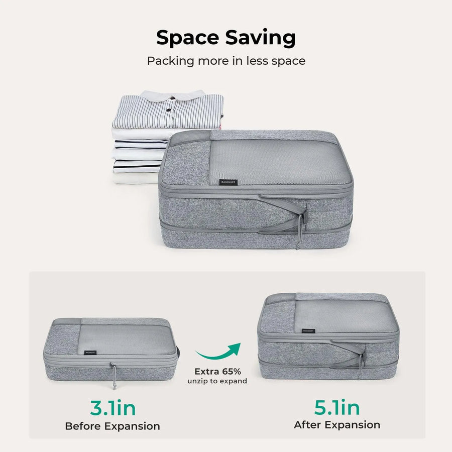 6PCS Compression Travel Packing Cubes for Suitcases - Stellarmarketstore