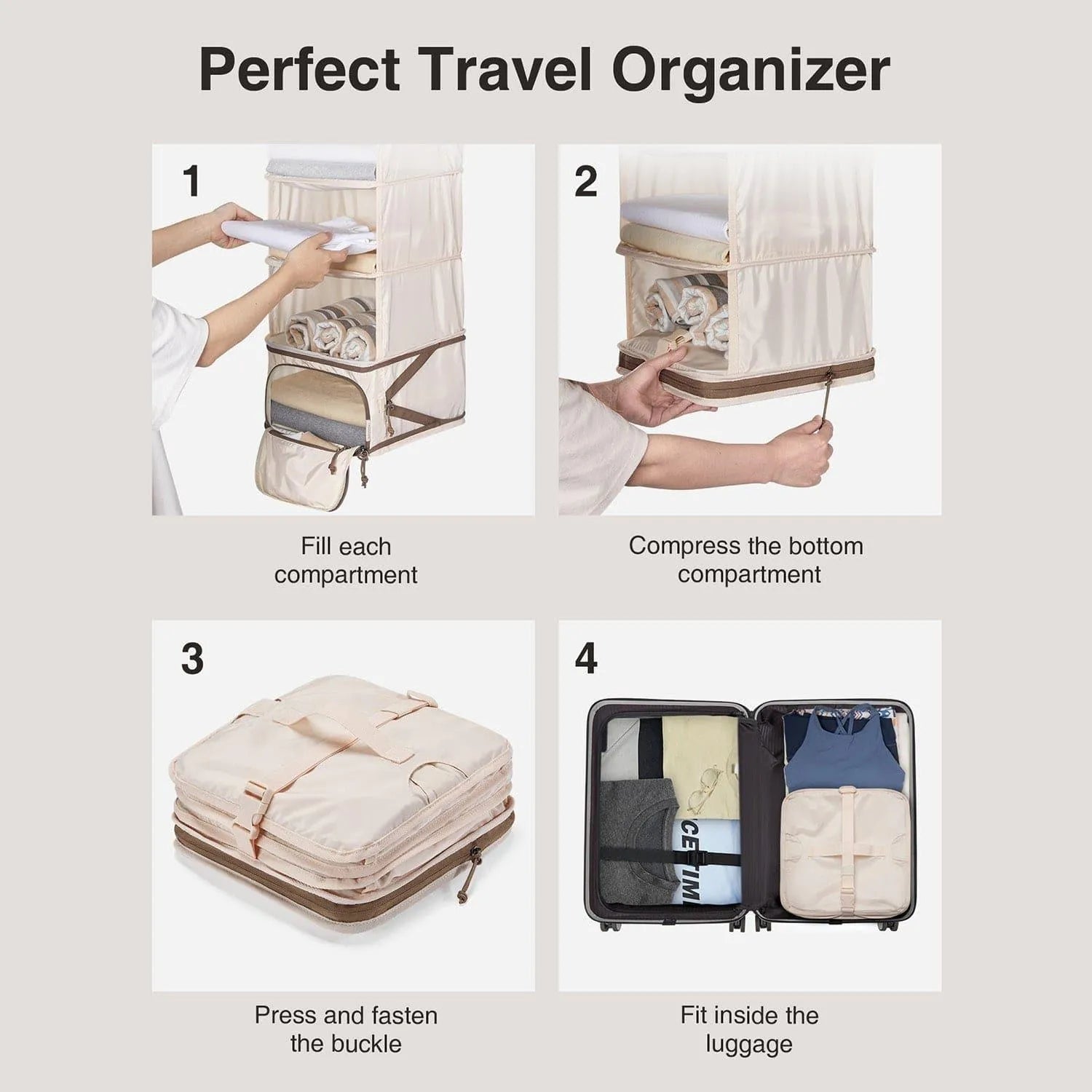 Hanging Foldable Compression Packing Cubes - Stellarmarketstore