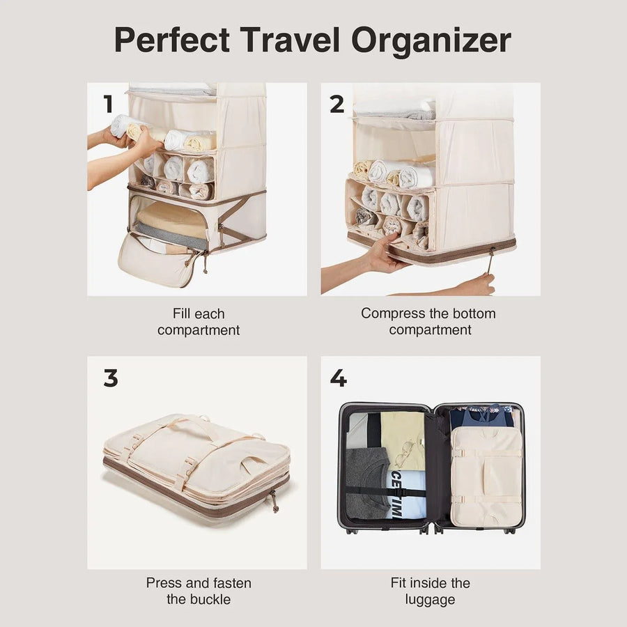 Hanging Foldable Compression Packing Cubes - Stellarmarketstore