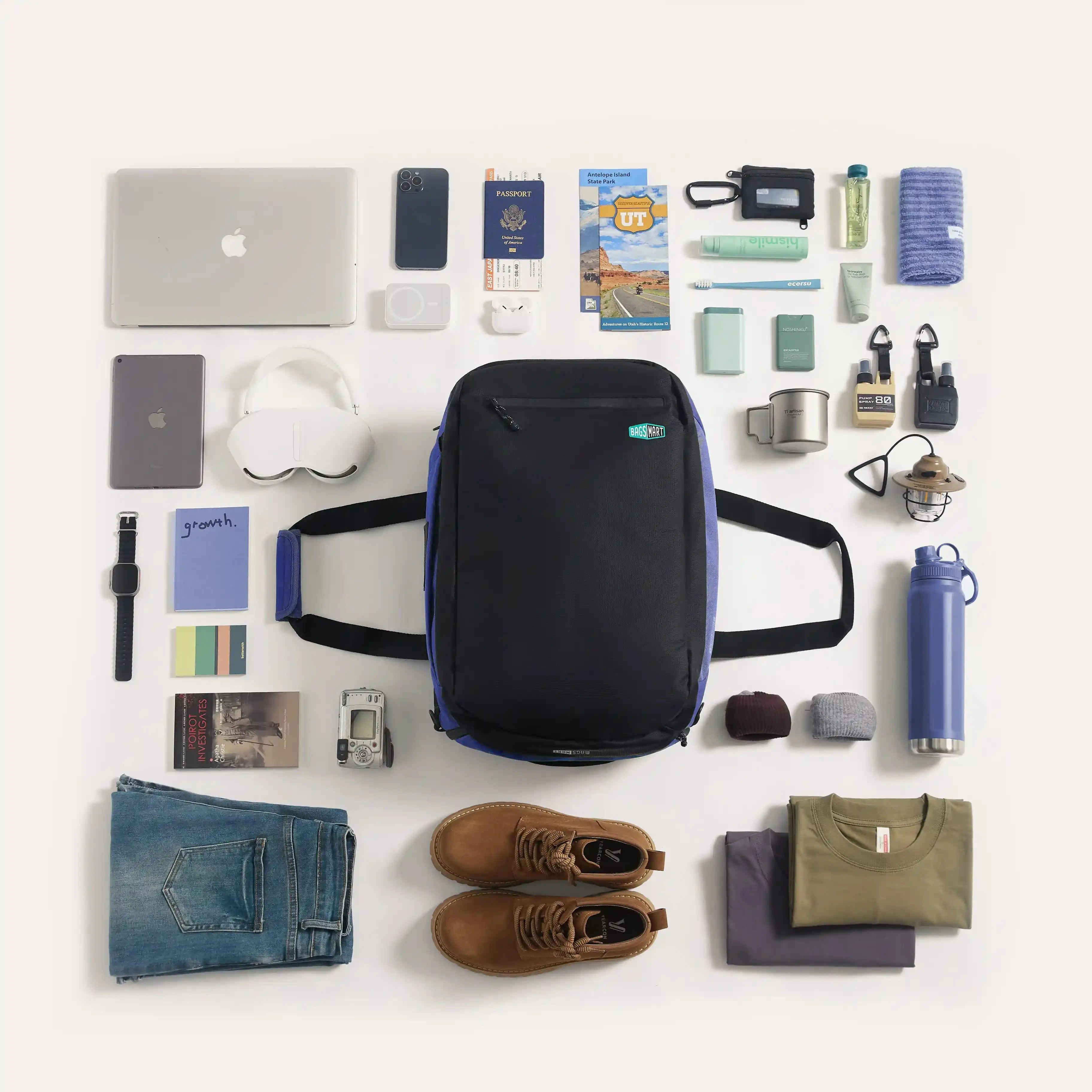 Vega 43L Carry On Travel Duffle Backpack - Stellarmarketstore