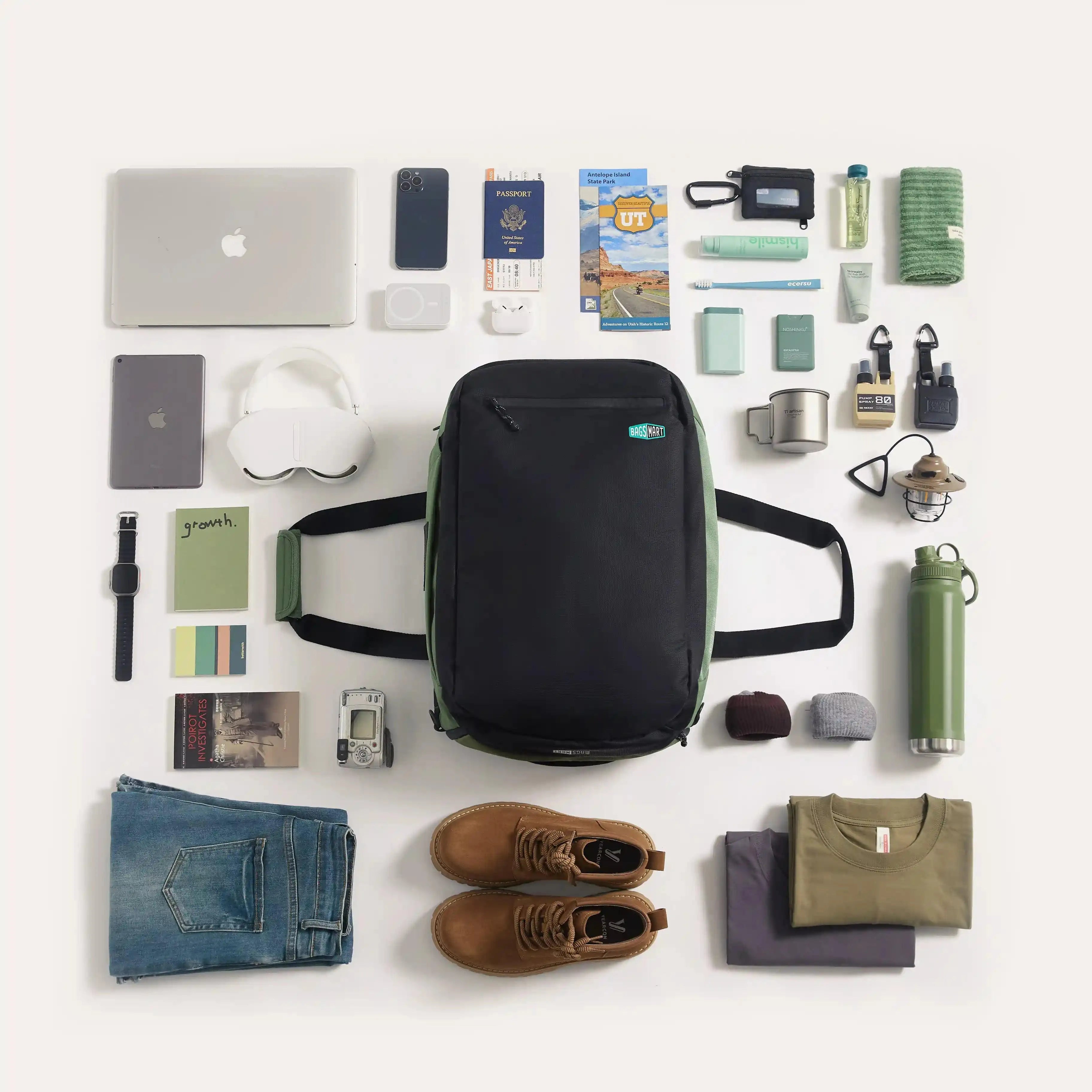 Vega 43L Carry On Travel Duffle Backpack - Stellarmarketstore