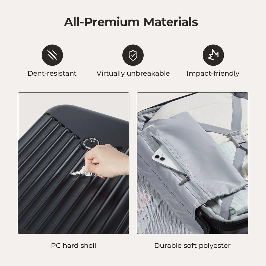 Odyssey 20 Inch Airline Approved Hardside Spinner Suitcase - Stellarmarketstore